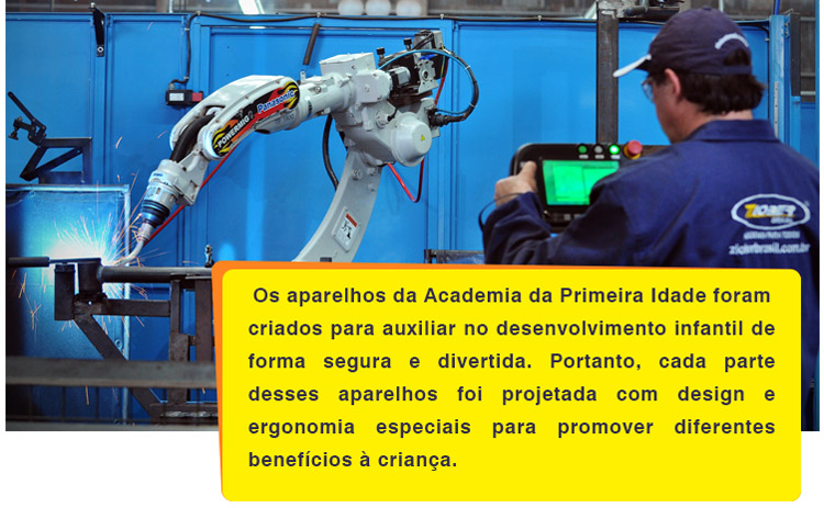Produção com solda robótica da Ziober Brasil